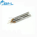 BFL carburo Endmill carburo Micro diámetro Endmill oro herramientas de corte